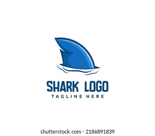 Shark Logo Mascot Design Illustration