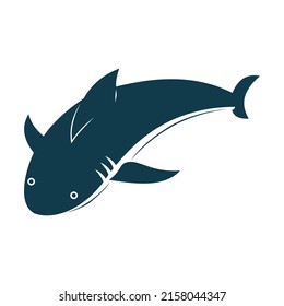Shark logo Mascot design vector set modern concept template