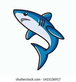 Shark Logo Vector Emblem Illustration Design Stock Vector (Royalty Free ...