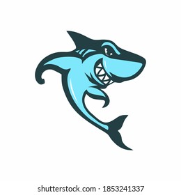 shark logo , simple and clean