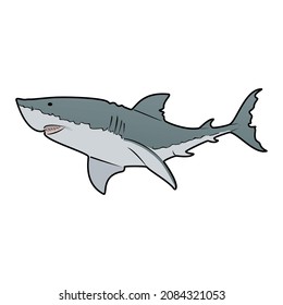 shark logo simple clean and elegance