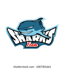 Shark logo template.