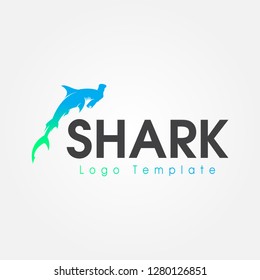 shark logo template