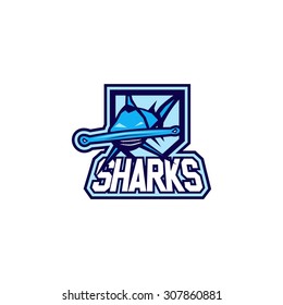 Shark Logo Template