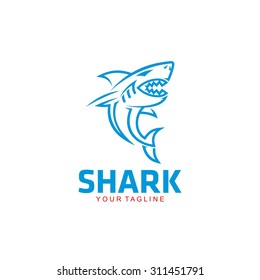 Shark Logo Template