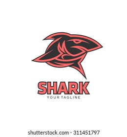 Shark Logo Template
