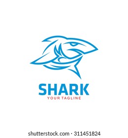 Shark Logo Template Stock Vector (Royalty Free) 311451824 | Shutterstock