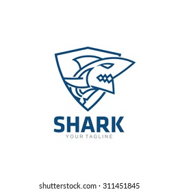 Shark Logo Template