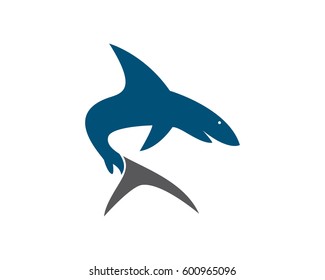 Shark Logo Template