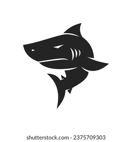 shark logo template Isolated. Brand Identity. Icon Abstract Vector graphic