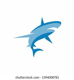 Shark Logo Template Stock Vector
