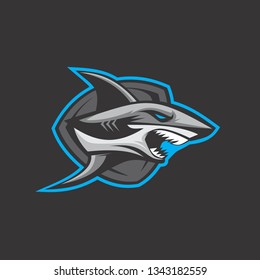 shark logo vector