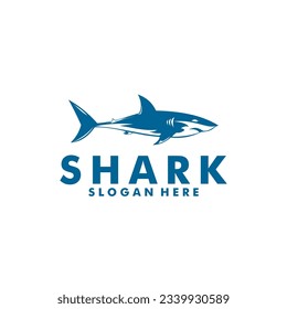 Shark logo vector, Fish Shark Vector logo template