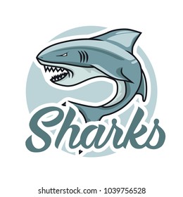 Shark Logo Vector Illustration