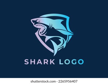 Shark logo Vector Illustration design template