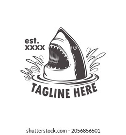 shark logo vector ready eps  format