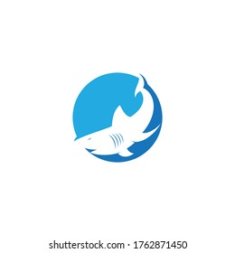 Shark Logo, Vektorgrafik-Vorlagendesign