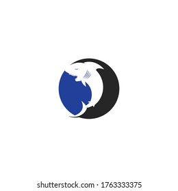 Shark Logo vector Template illustration design