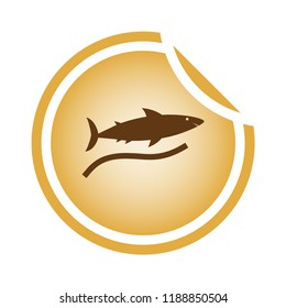 Shark Logo vector web icon
