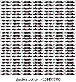 shark love background patern