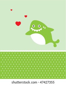 shark love greeting