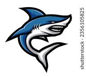 Shark Mascot. E-Sport Logo. Shark Attack.