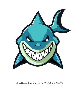 Shark Mascot. E-Sport Logo. Shark Attack.