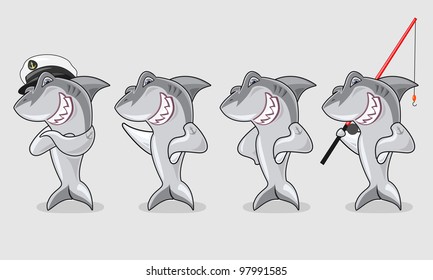 Shark Mascot Funny