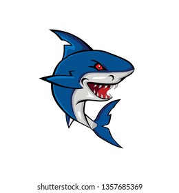 Shark Mascot Logo