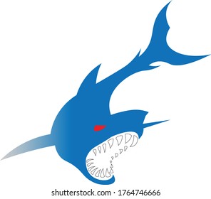 shark mascot logo for esports