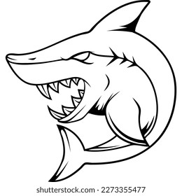 shark modern icon for ui,ux,website,app,mobile,web,presentaion,flyer,brochure