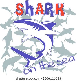 Shark on the Sea kids