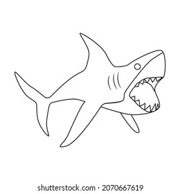 959 Shark bite outline Images, Stock Photos & Vectors | Shutterstock