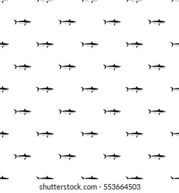 Shark pattern. Simple illustration of shark vector pattern for web