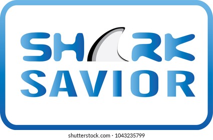 Shark Savior text Icon