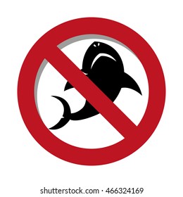 shark signal silhouette icon vector illustration design