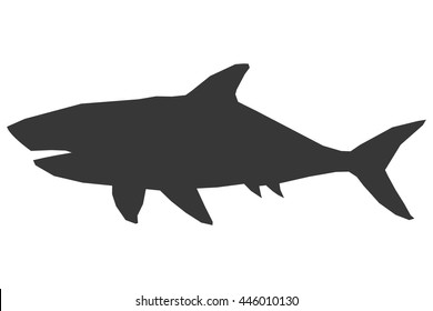 shark silhouette icon