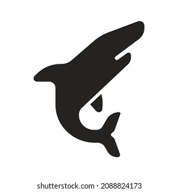 Haisilhouette-Illustration. Vektorgrafik, Hintergrund, Symbol. sehr geeignet für die Verwendung in Logos, Websites, Anwendungen, Apps und mehr.