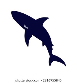 Shark Silhouette Simple Icon Shape