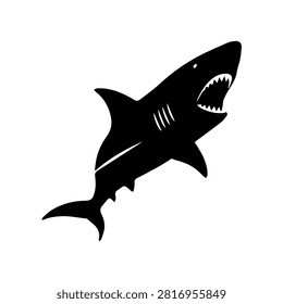 Shark Silhouette Simple Icon Shape