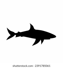 Shark silhouette art.ai Royalty Free Stock SVG Vector