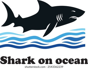 shark silhouette vector diversity of marine life 
vector, illustrator, shark, logo, t shirt design 