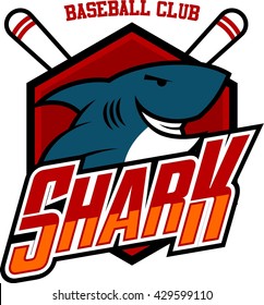 Shark sport logo template.