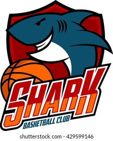 Shark sport logo template.