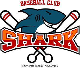 Shark sport logo template.