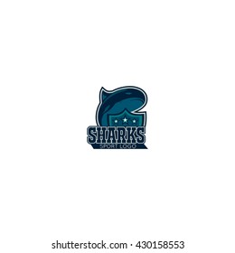 Shark sport logo template