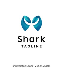 Shark Stock Vector Logo Design Inspiration