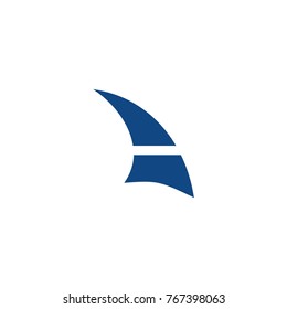 shark symbol logo vector