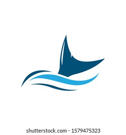 Shark symbol vector icon illustration design