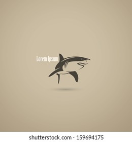 Shark Symbol - Vector Illustration